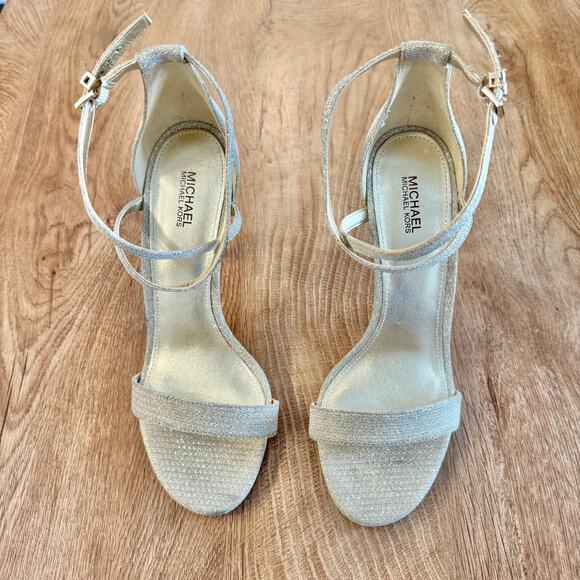 Michael Kors | Antonia Glitter Gold StilettoHeels |Women’s Size 8.5 - Picture 10 of 10